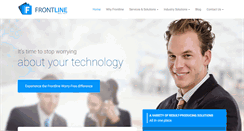 Desktop Screenshot of frontlineinc.com